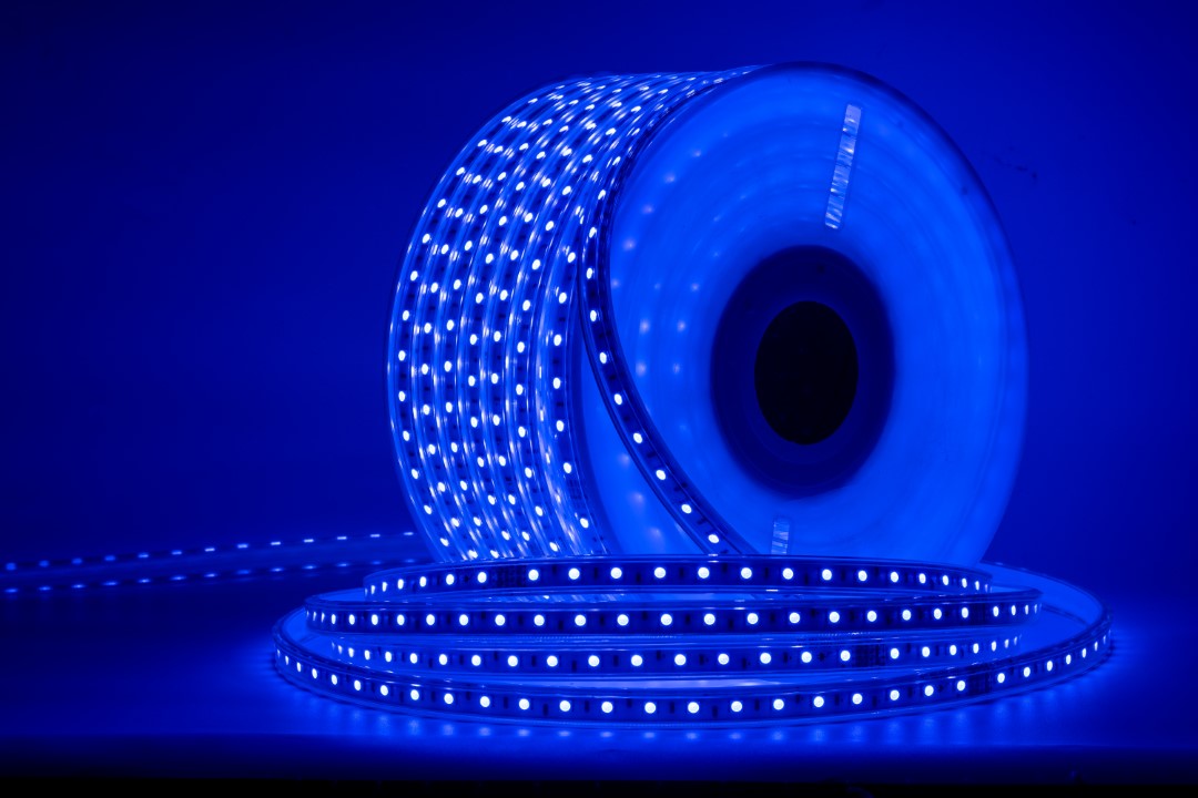 5050 220V 60led RGB IP65 (BLUE)